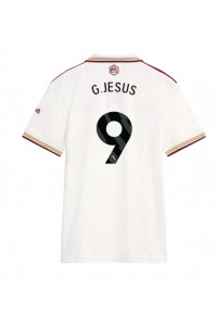 Arsenal Gabriel Jesus #9 Jalkapallovaatteet Naisten Kolmaspaita 2025-26 Lyhythihainen